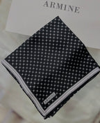 Armine 25 Yaz İpek Eşarp-1 Siyah