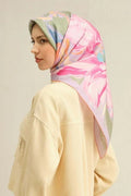 Armine 25 Yaz İpek Eşarp-3 Lila