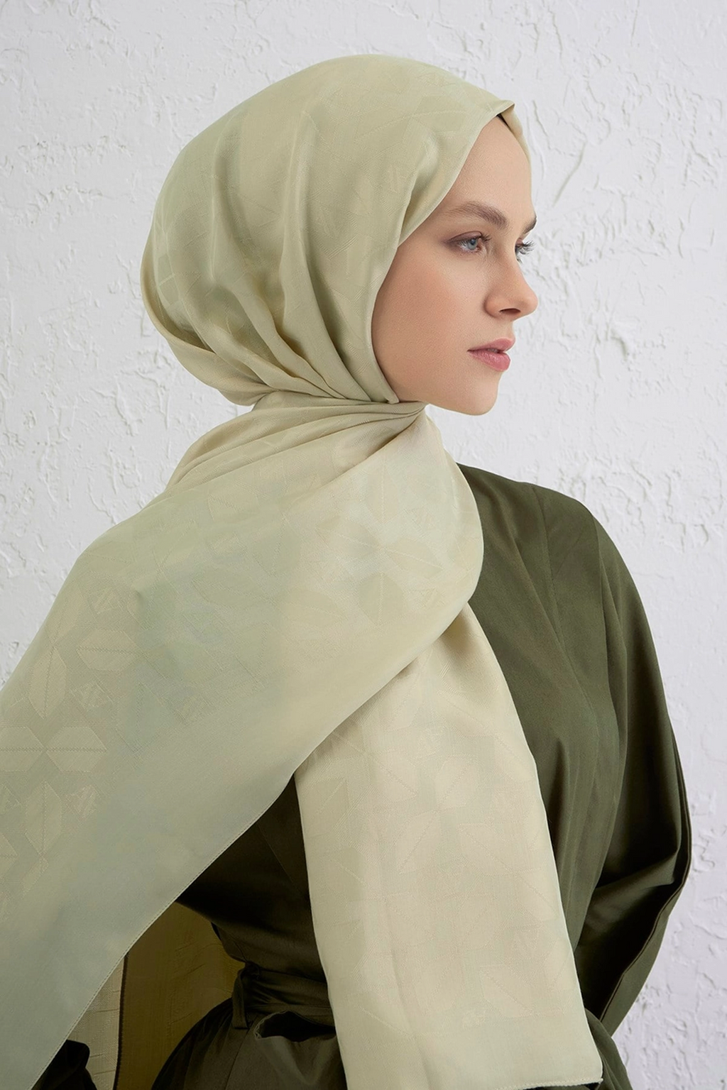 Armine 25k Visse Şal -1 Butt Yellow