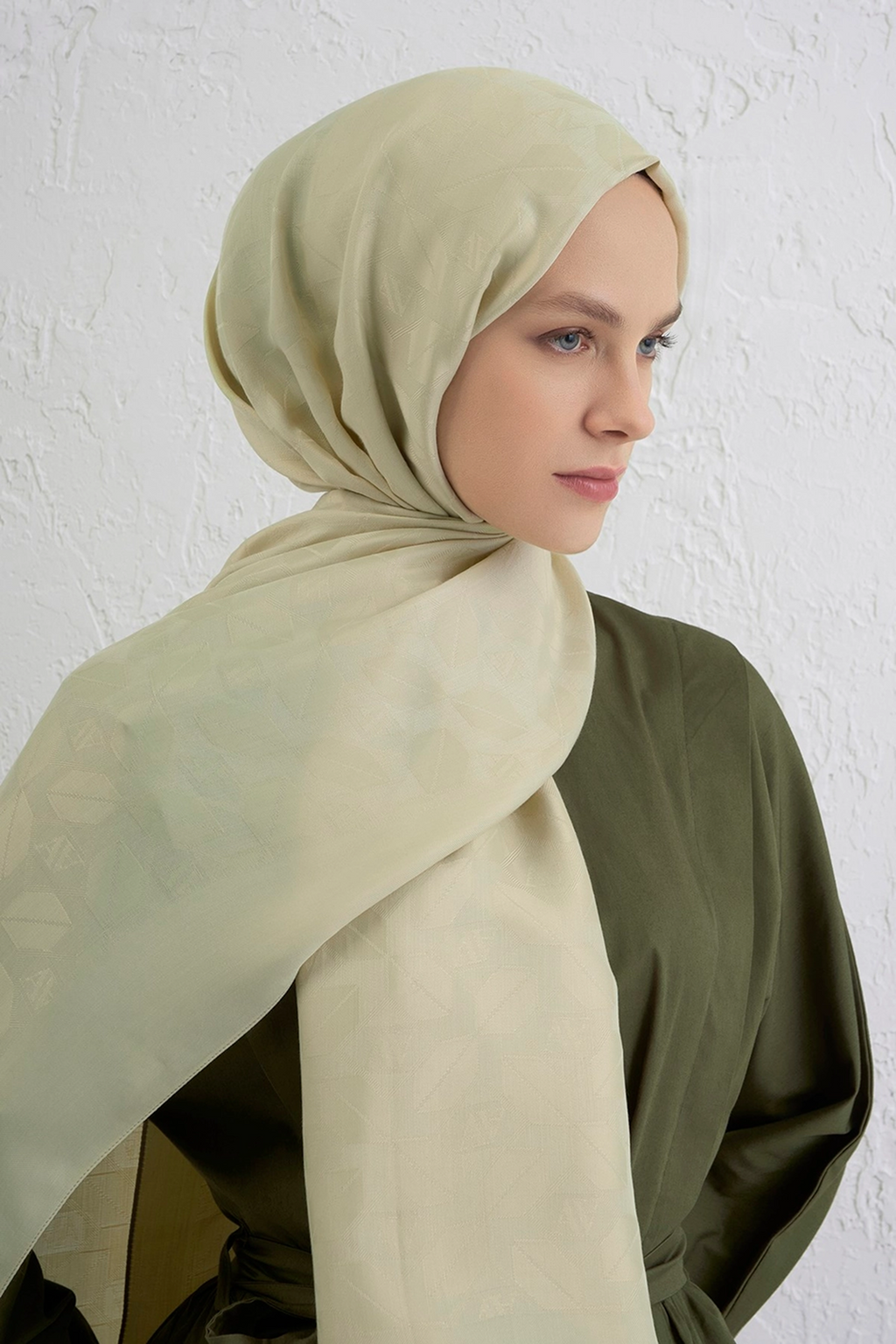 Armine 25k Visse Şal -1 Butt Yellow