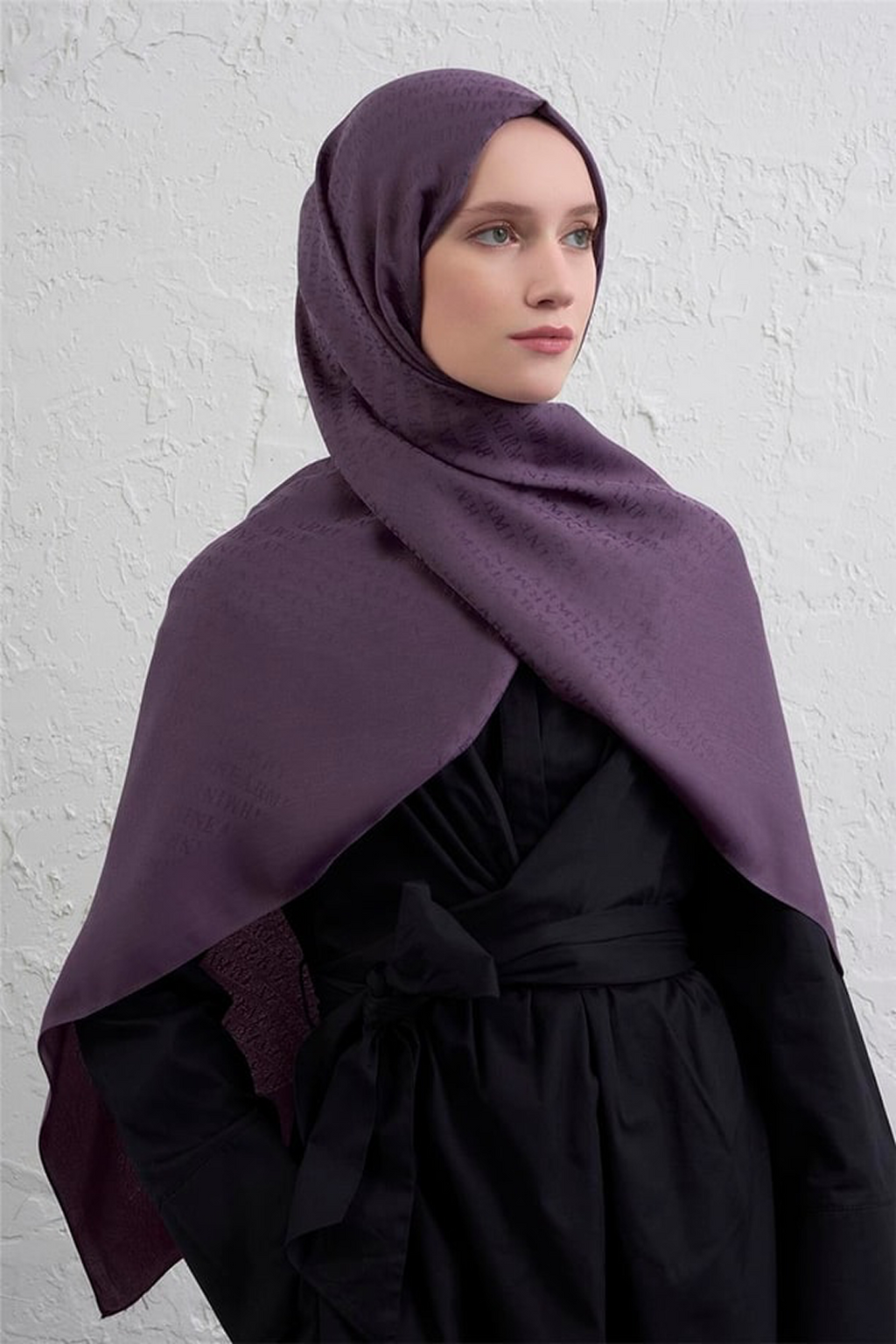 Armine 25k Visse Şal -2 Mor