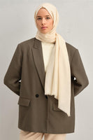 Armine 25k Yün Şal- 1001 Ekru