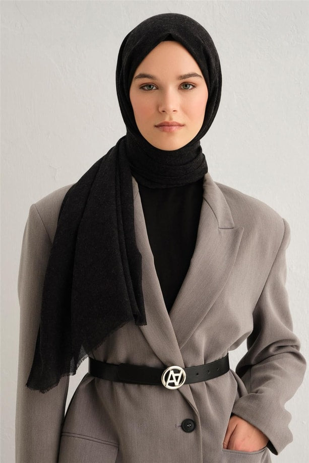 Armine 25k Yün Şal- 1001 Siyah