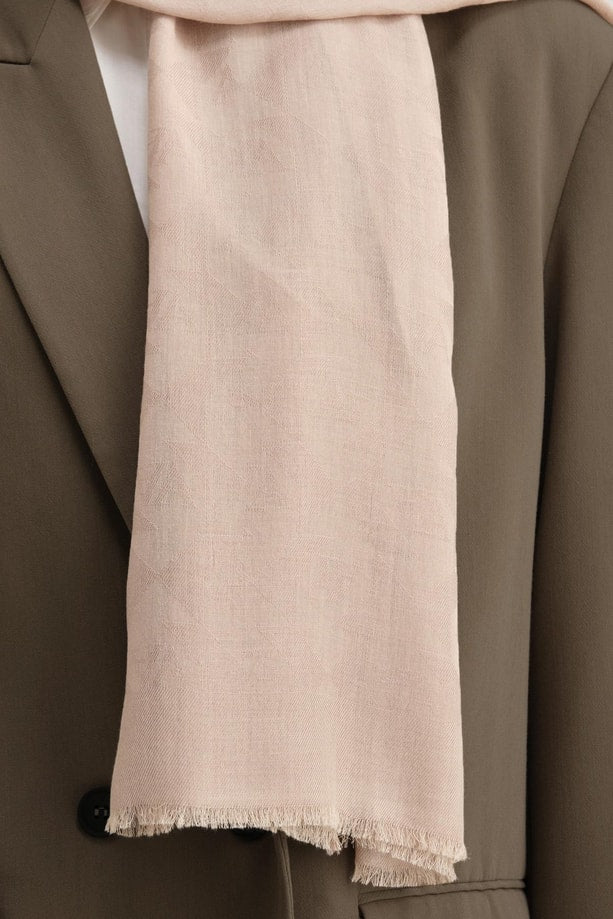 Armine 25k Yünlü Şal -1000 Bej