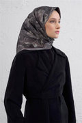 Armine 25kış İpek Eşarp-10 Siyah