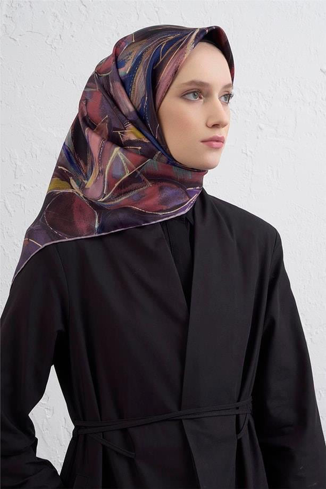 Armine 25kış Twil İpek Eşarp-29 Mor