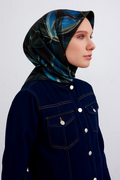 Armine 25winter Silk Scarf-29 Green