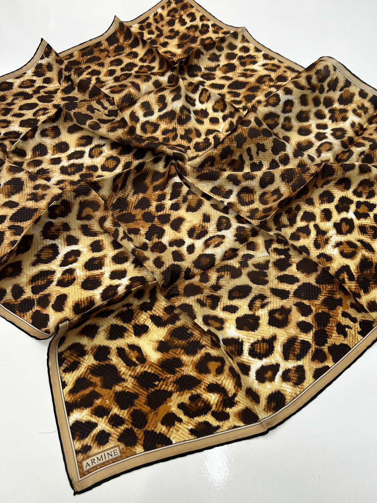 Armine 25kış İpek Eşarp-4 Camel