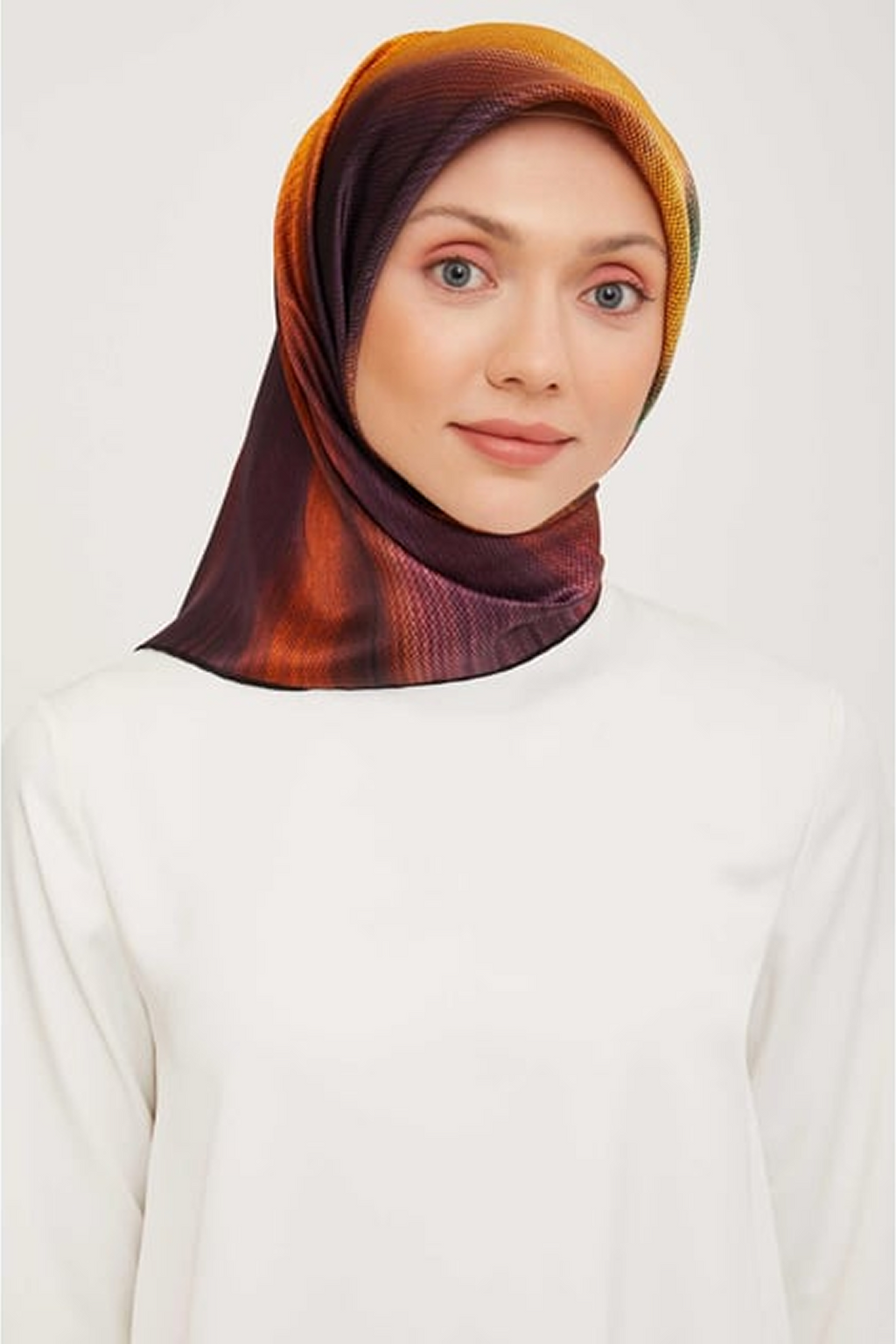 Armine 25Winter Silk Scarf-6 Mustard