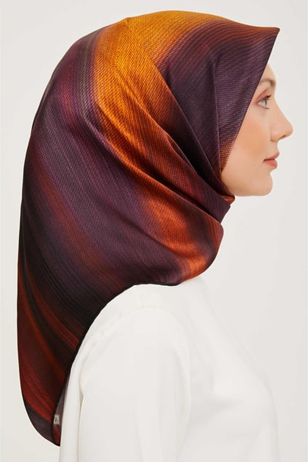 Armine 25Winter Silk Scarf-6 Mustard