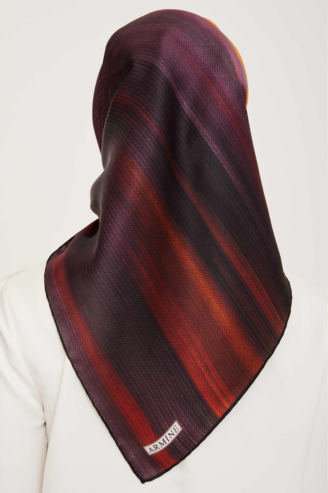 Armine 25Winter Silk Scarf-6 Mustard