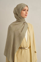 Armine 25kış Lyocell Şal-1 Doğal Taş