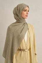 Armine 25kış Lyocell Şal-1 Doğal Taş