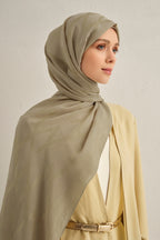 Armine 25kış Lyocell Şal-1 Doğal Taş