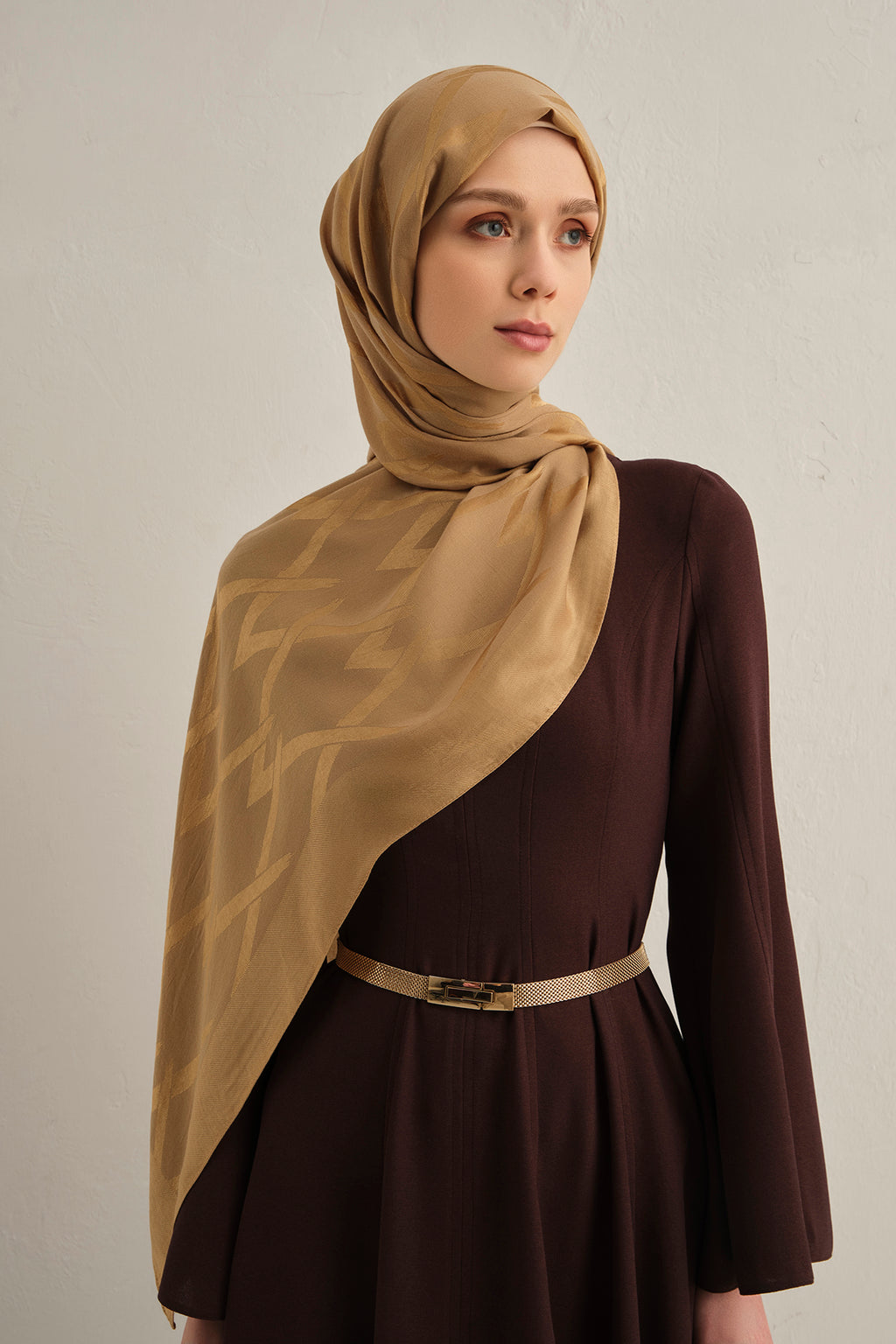 Armine 25kış Lyocell Şal-1 Gold