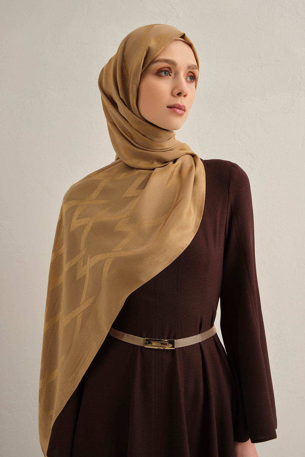 Armine 25kış Lyocell Şal-1 Gold