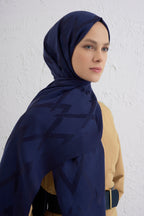 Armine 25kış Lyocell Şal-1 Lacivert