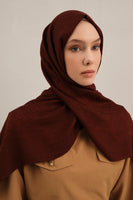 Armine 25kış Lyocell Şal-5 Bordo