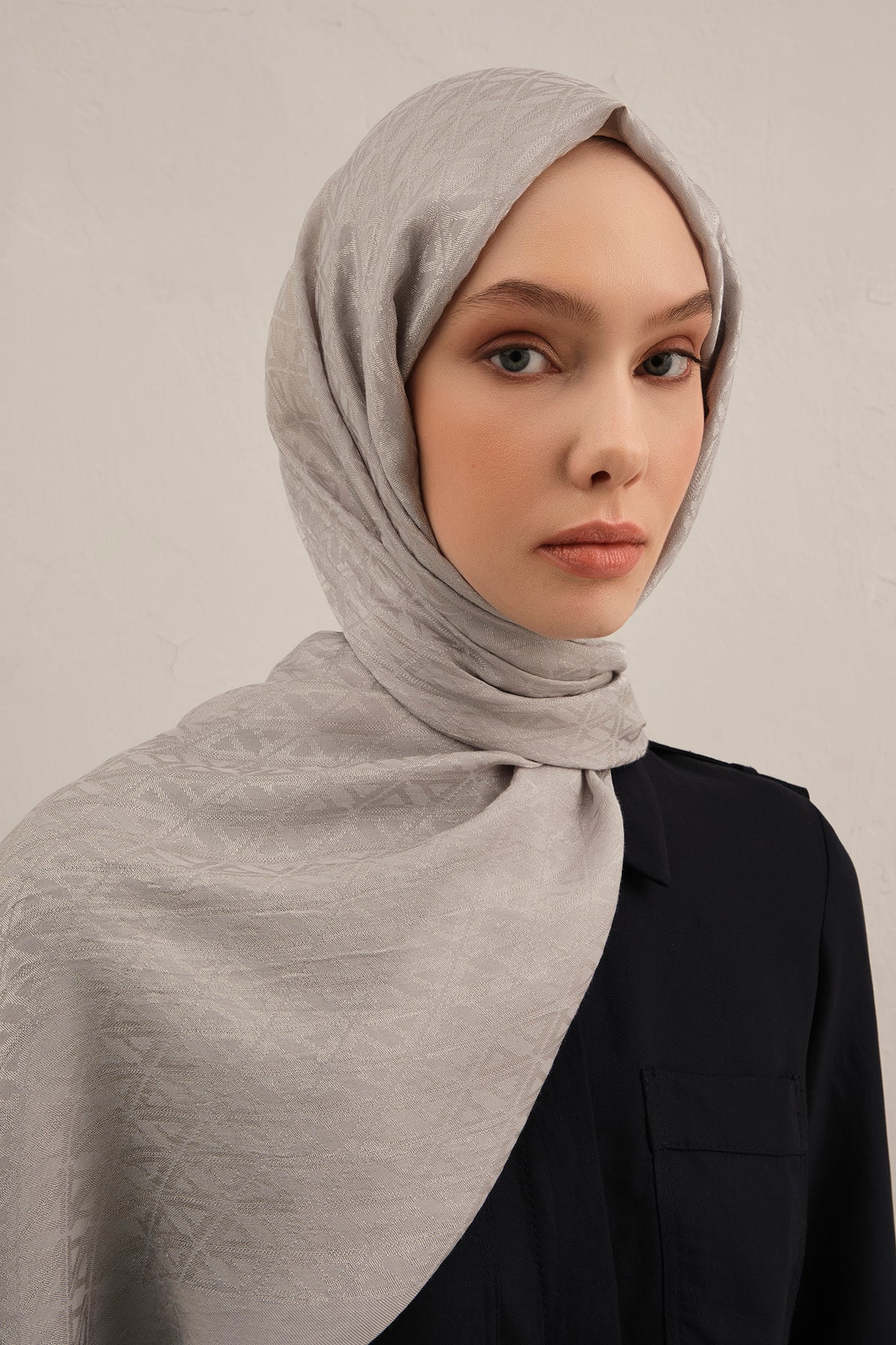 Armine 25kış Lyocell Şal-5 Gri