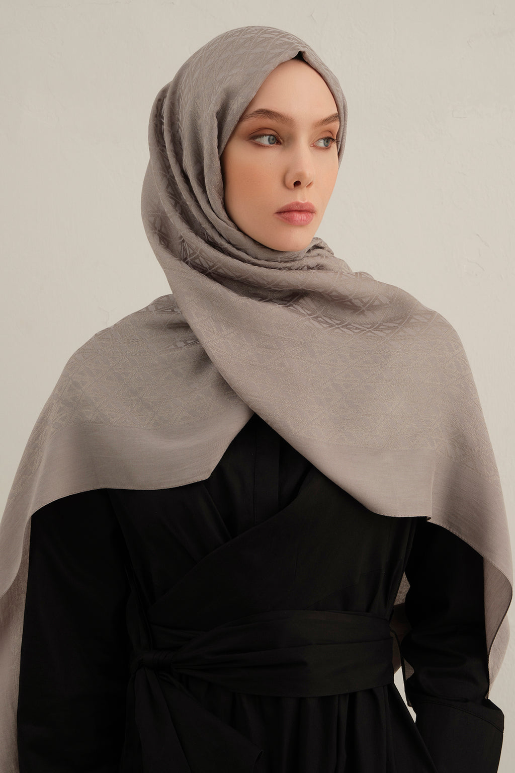 Armine 25kış Lyocell Şal-5 Gümüş