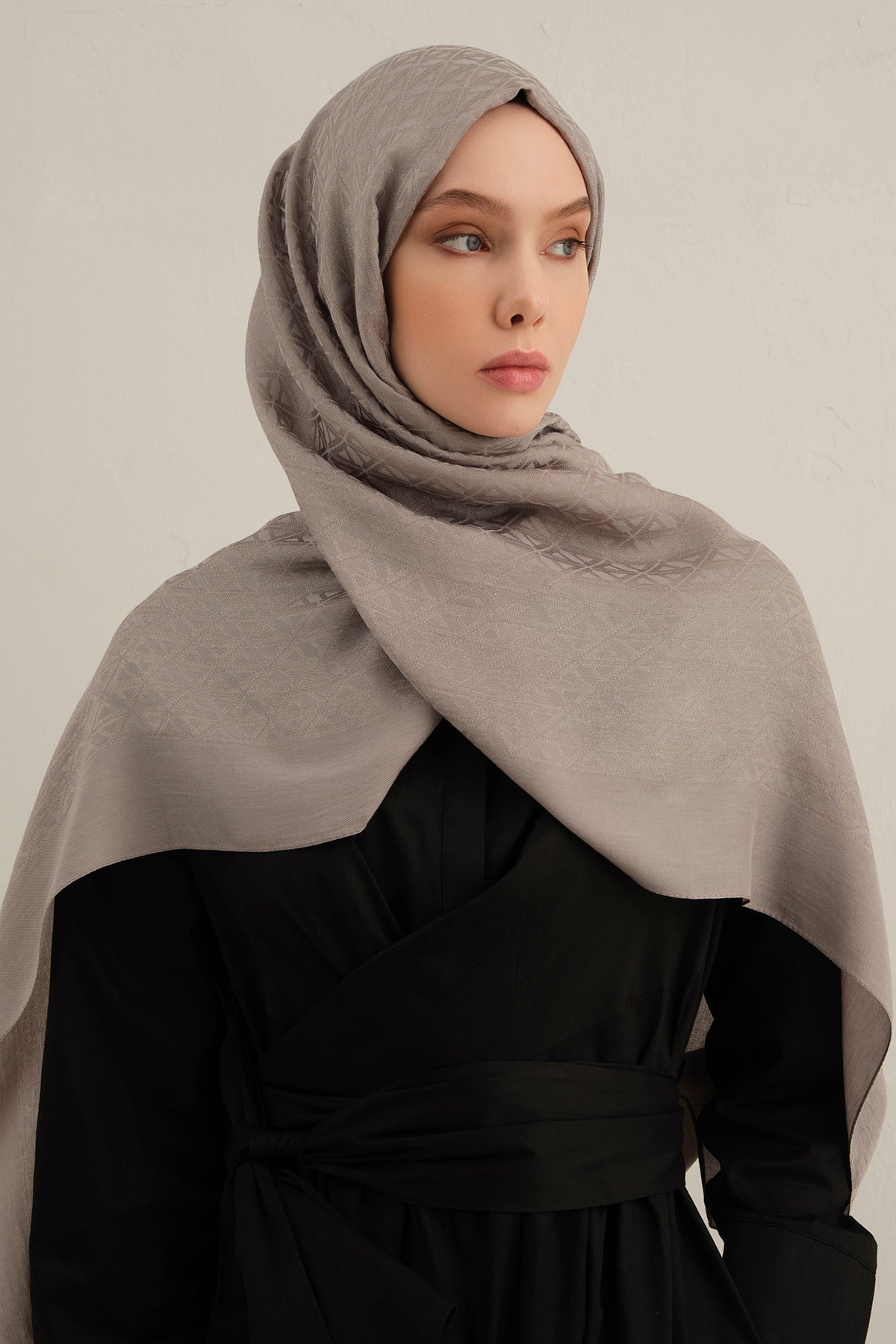 Armine 25kış Lyocell Şal-5 Gümüş