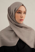 Armine 25kış Lyocell Şal-5 Gümüş