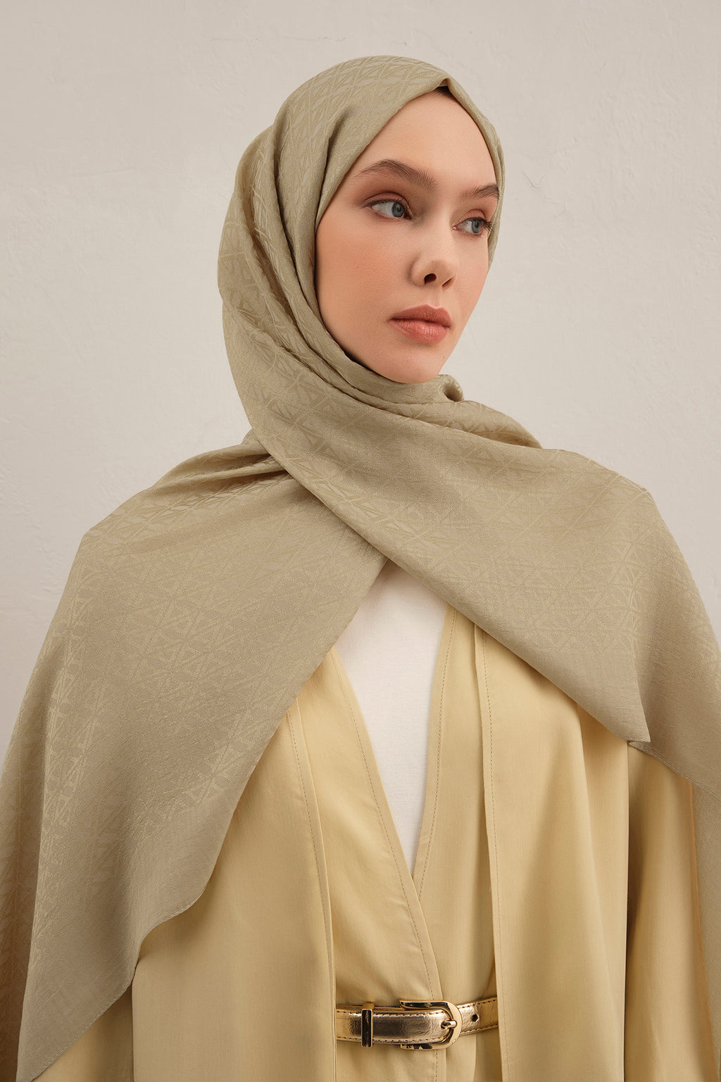 Armine 25kış Lyocell Şal-5 Koyu Vizon