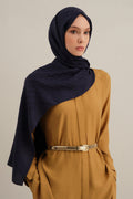 Armine 25kış Lyocell Şal-5 Lacivert