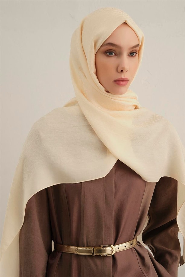 Armine 25kış Lyocell Şal-5 Ten Rengi