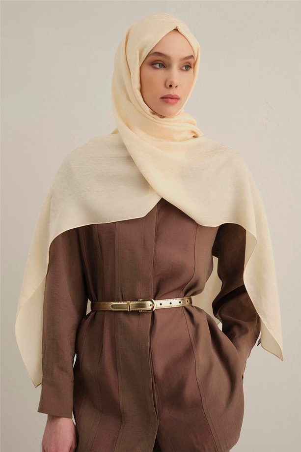 Armine 25kış Lyocell Şal-5 Ten Rengi