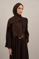 Armine 25kış Lyocell Şal-6 Acı Kahve