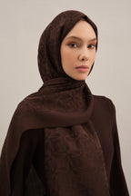 Armine 25kış Lyocell Şal-6 Acı Kahve