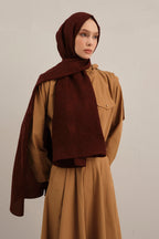 Armine 25kış Lyocell Şal-6 Bordo
