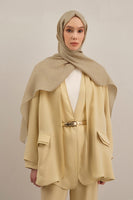 Armine 25kış Lyocell Şal-6 Doğal Taş