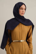 Armine 25kış Lyocell Şal-6 Lacivert