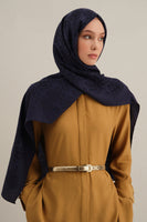 Armine 25kış Lyocell Şal-6 Lacivert