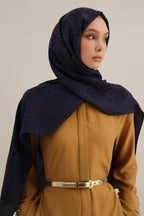 Armine 25kış Lyocell Şal-6 Lacivert