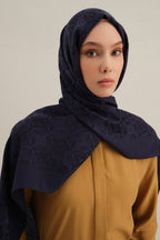 Armine 25kış Lyocell Şal-6 Lacivert