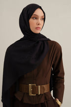 Armine 25kış Lyocell Şal-6 Siyah