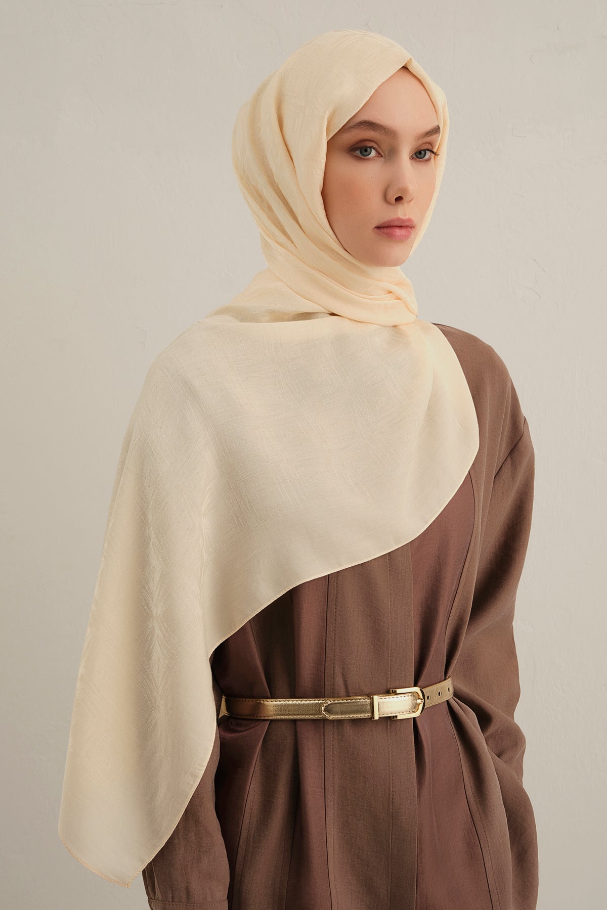 Armine 25kış Lyocell Şal-6 Ten Rengi