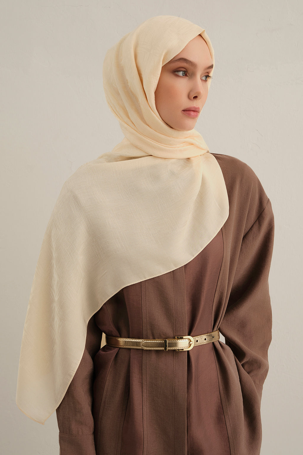 Armine 25kış Lyocell Şal-6 Ten Rengi