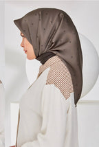 Armine 25kış Nostalji Eşarp-22 Gri