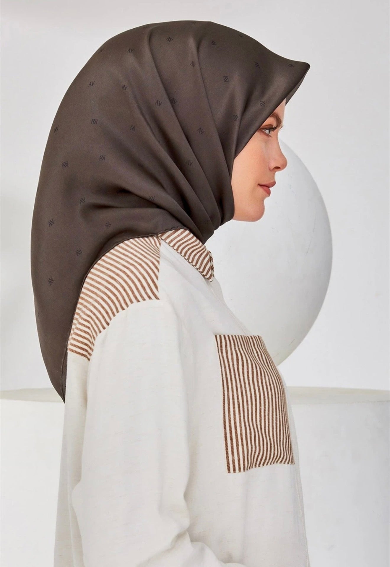 Armine 25kış Nostalji Eşarp-22 Gri