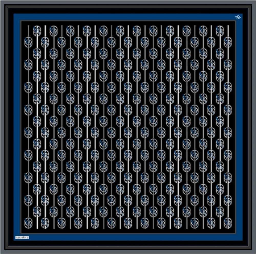 Armine 25kış Nostalji Eşarp-3 Siyah