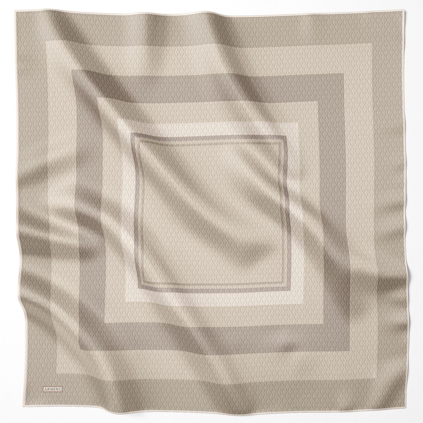 Armine 25kış Nostalji Eşarp-45 Krem