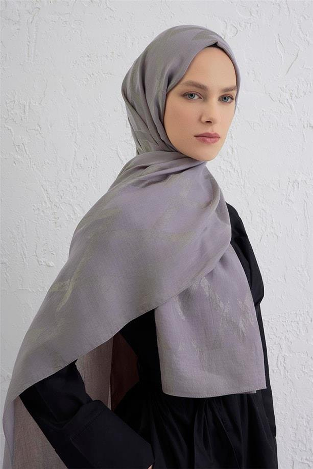 Armine 26yaz  Lyocell Şal-1 Gümüş