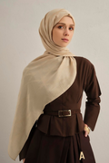 Armine 26yaz  Lyocell Şal-1 Ten Rengi