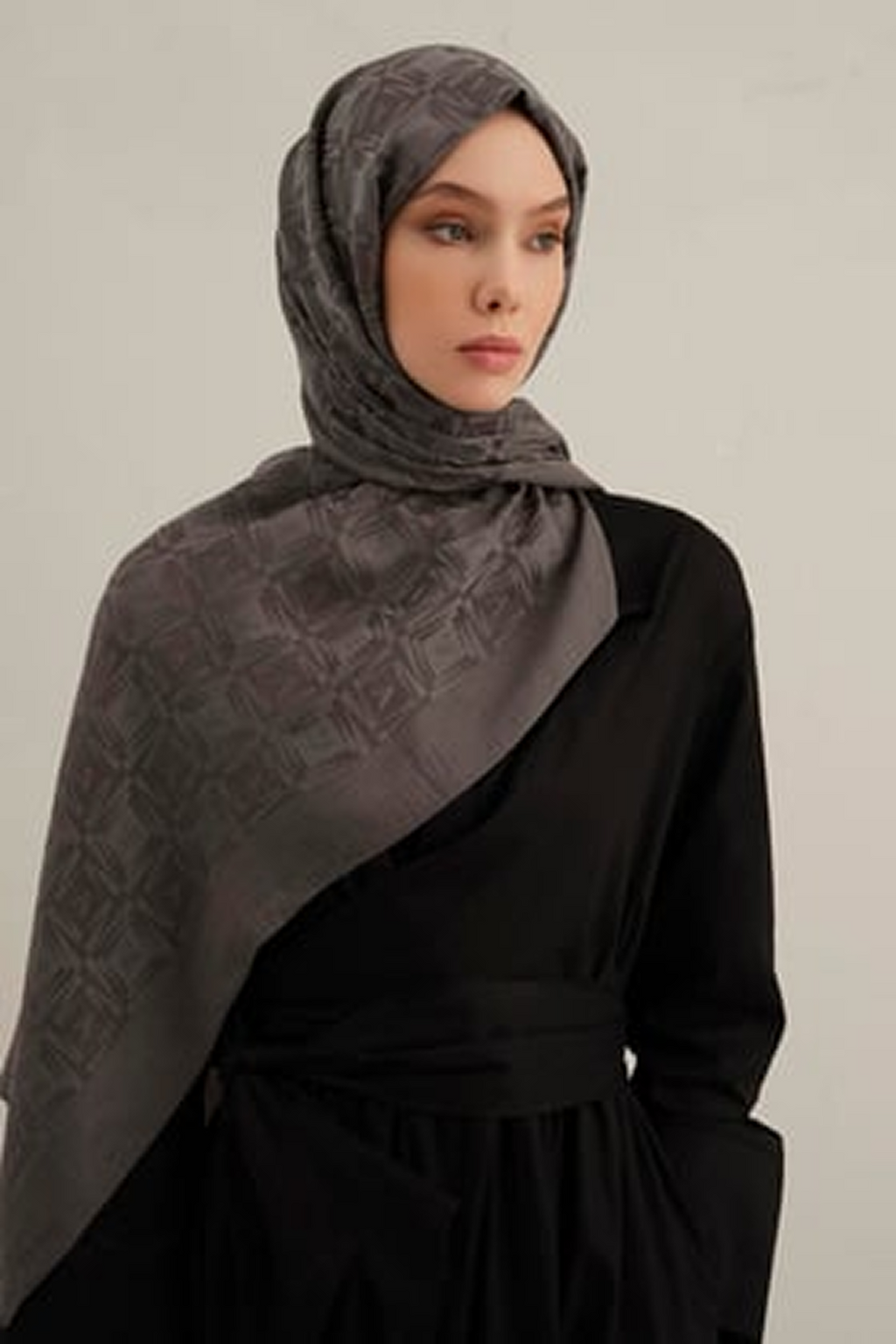 Armine 26yaz Lyocell Şal -6 Füme
