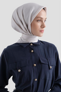 Armine Düz B.Sura Eşarp 0010- 160 Fildişi