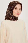 Armine Nostalji İpek Eşarp 25k9207 Kahve